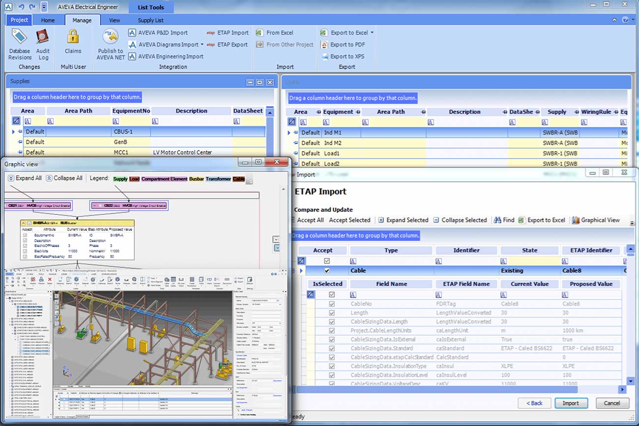 AVEVA Electrical Graphic View