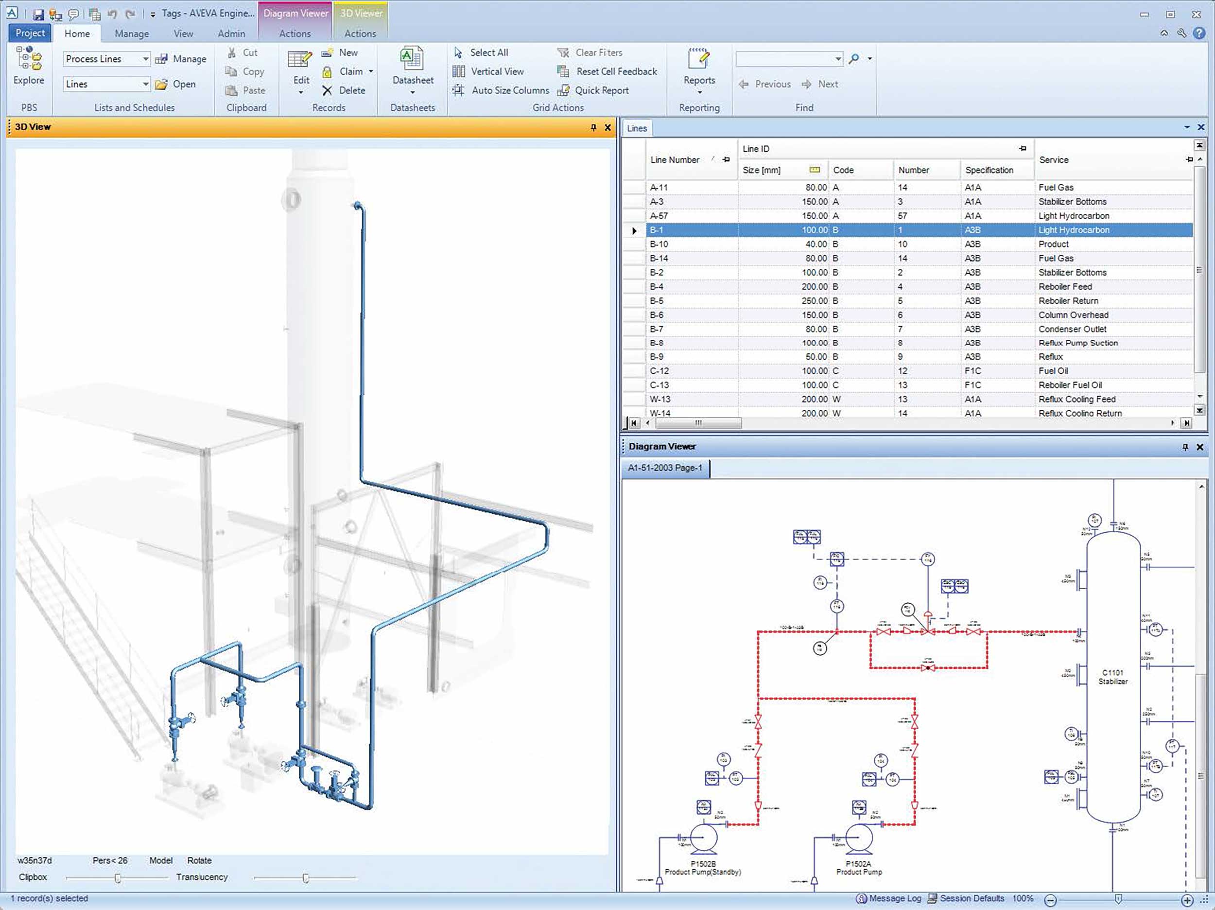 AVEVA Engineering Diagram