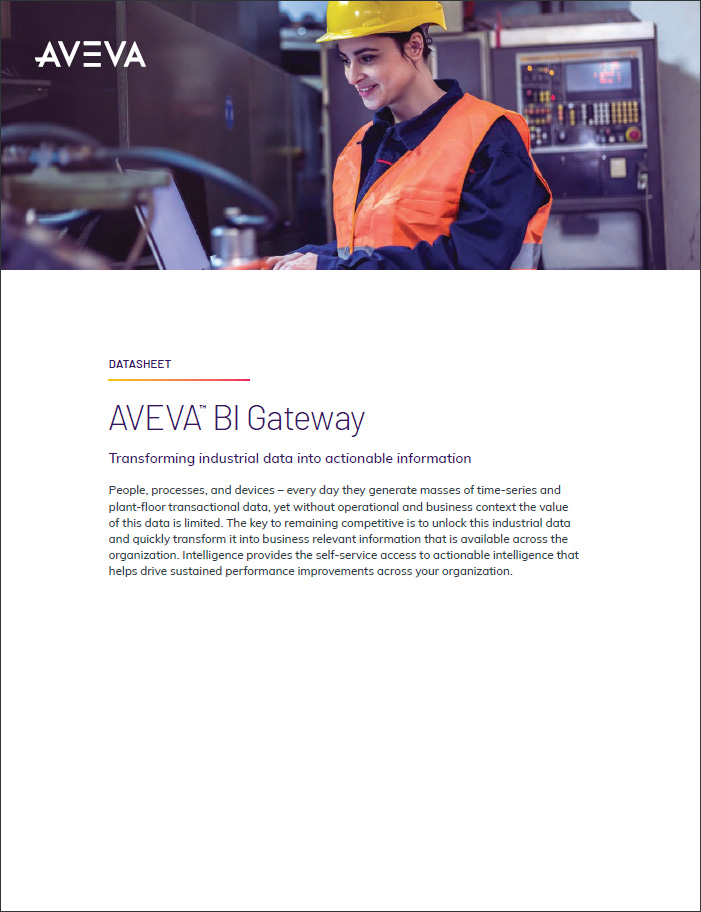 AVEVA Business Intelligence Gateway