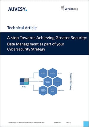 Data Management as Cybersecurity Strategy Article